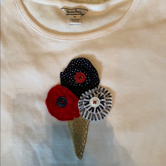 4th of July ice cream cone Tee - Picture 2 of 6